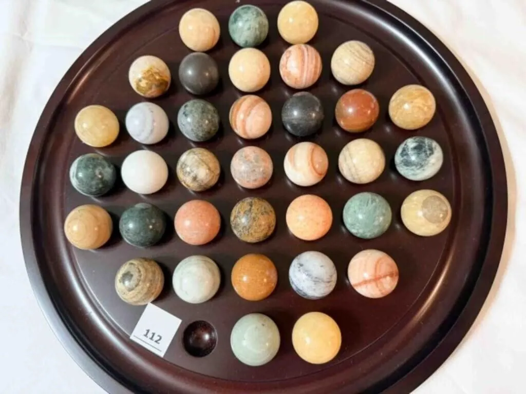 Marble Game on wood