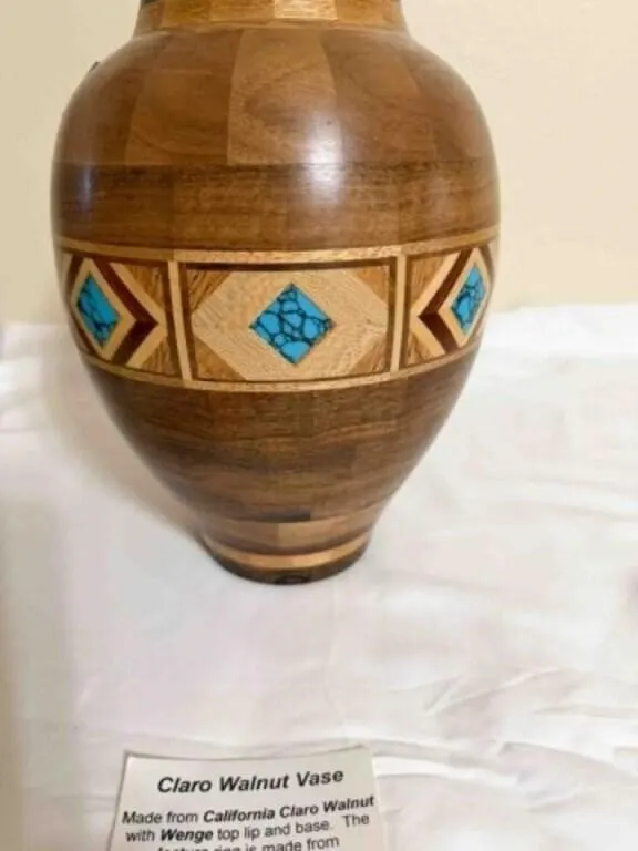 hand turned vase