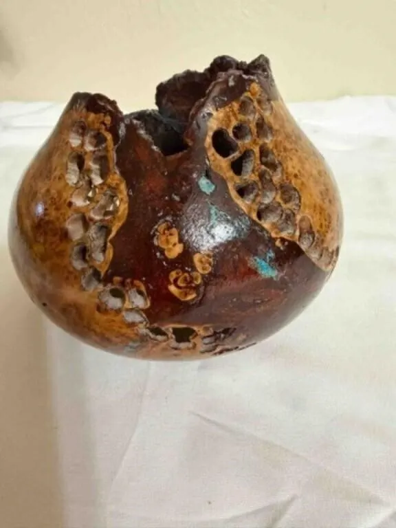 hand turned wood vase by Eric Hester