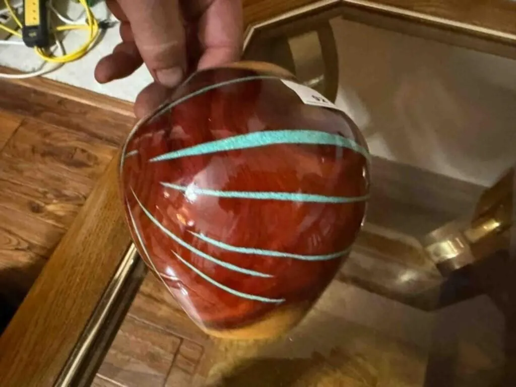 hand turned wood vase by Eric Lima