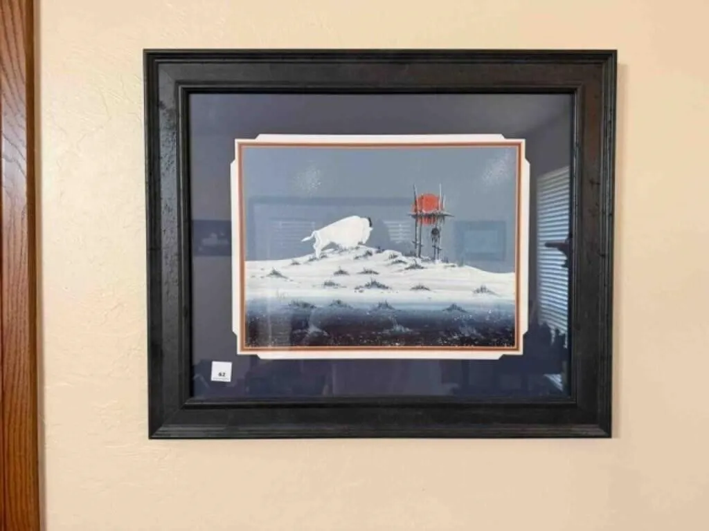 Native American Print 20" 24" frame