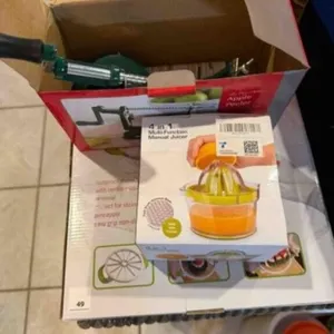 all new in box, apple peeler, juicer, fruit