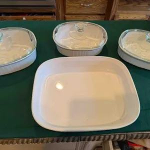 4-pc baking dish set w/two nylon carry bags
