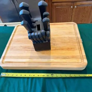 cutting board and knife set