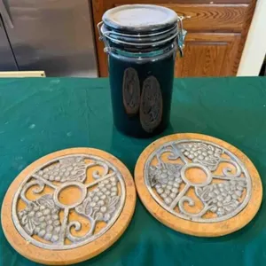 canister, utensils, etc