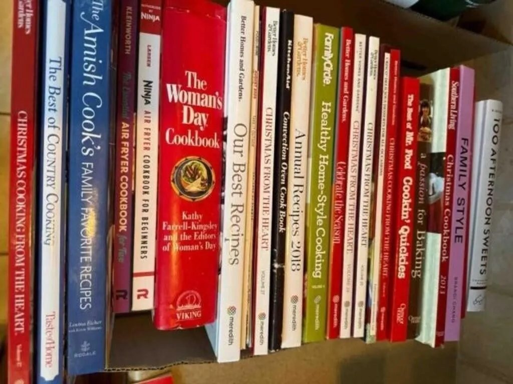 assorted cook books