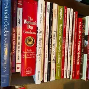 assorted cook books