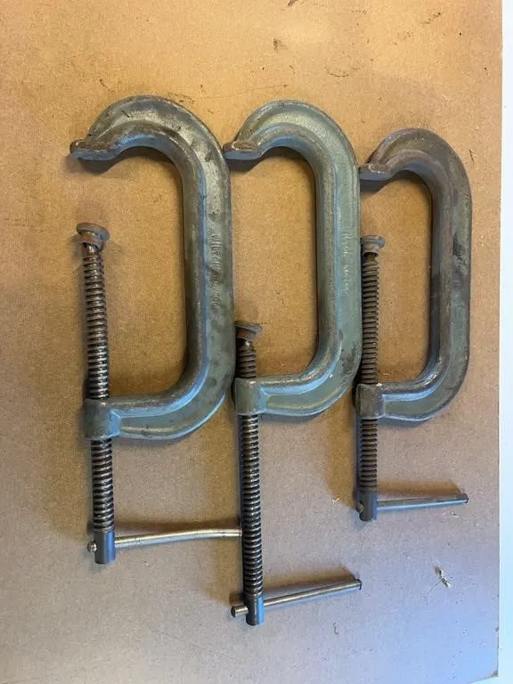 3 Wilton Heavy Duty C Clamps