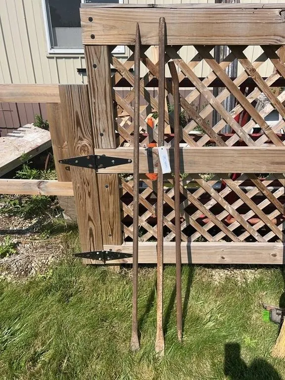 3 Heavy Duty Steel Digging & Pry Bars