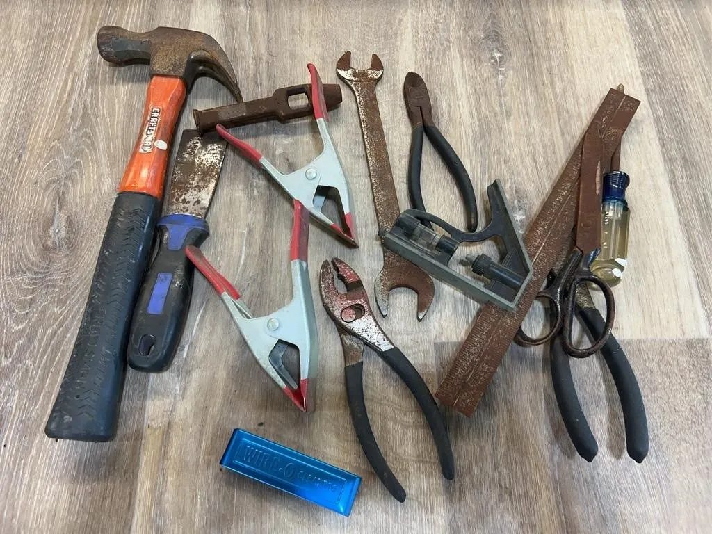 Craftsman Hand Tool Lot: Hammer, Pliers & More