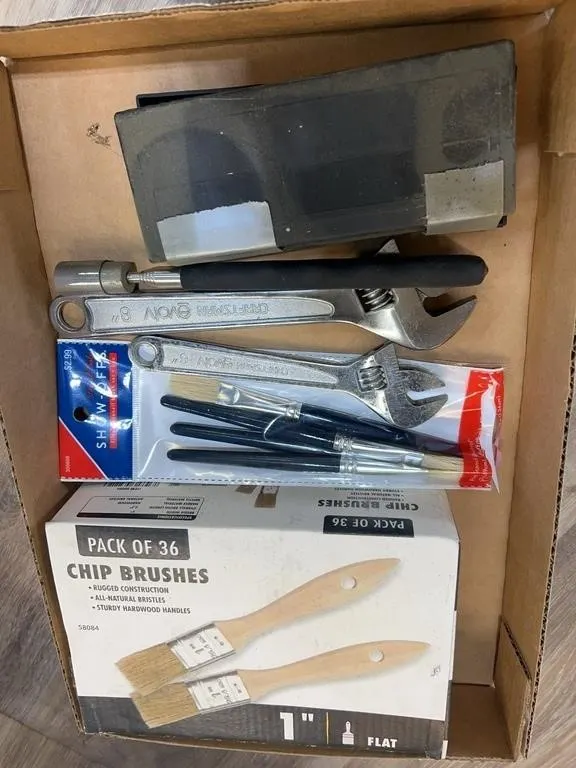 Craftsman Adjustable Wrenches & Brush Set