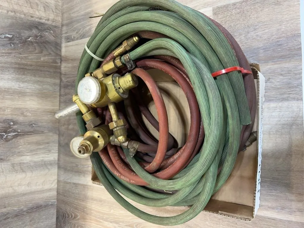 Harris Oxy-Acetylene Torch Regulator & Hose