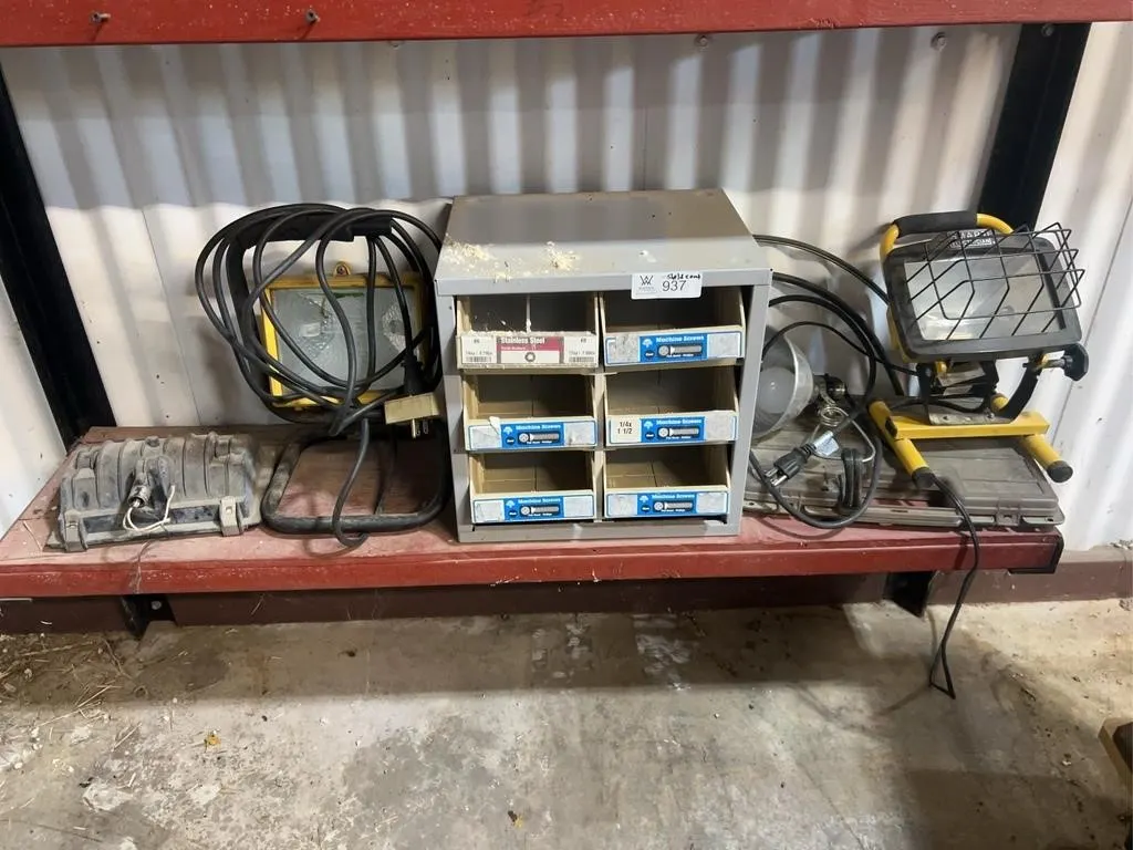 Smart Electrician Work Light & Hardware Organizer