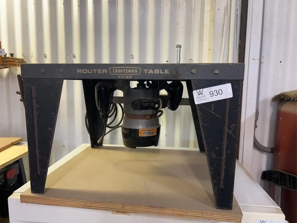Craftsman Router Model 315.17480 on Router Table