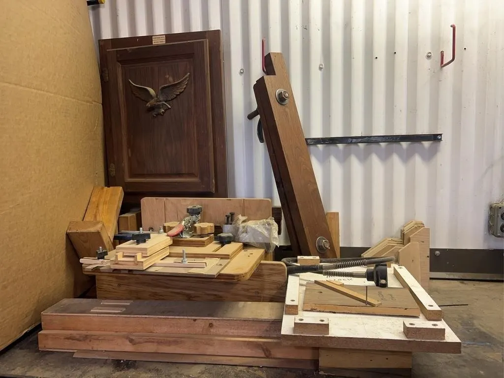 Custom Woodworking Jigs & Tool Cabinet
