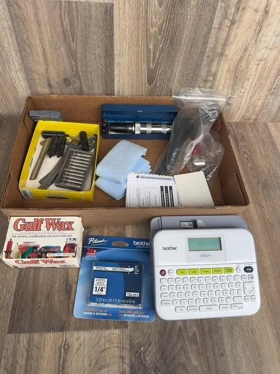 Brother P-Touch Label Maker & Tools Lot