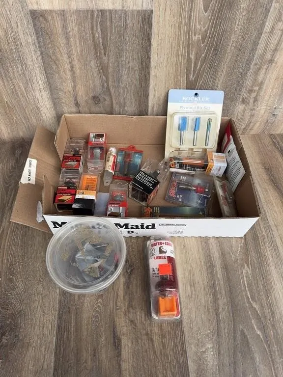 Router Bits Lot: Craftsman, Freud, CMT, Rockler