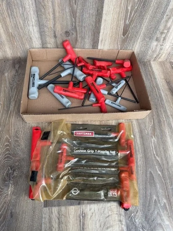 Craftsman T-Handle Hex Key Wrench Lot