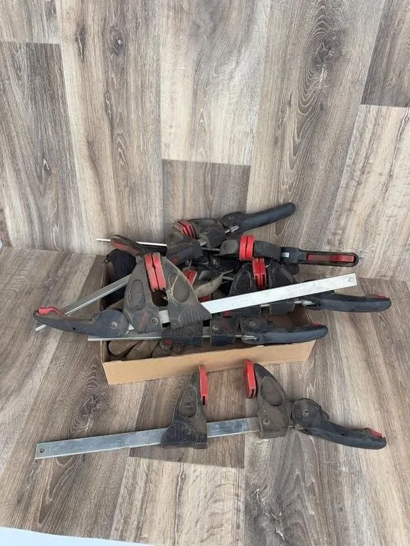 Craftsman Bar Clamps & Work Gloves Lot