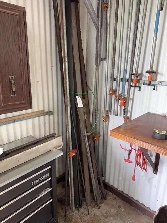 Metal Bar Stock Lot: Angle Iron & Tubing
