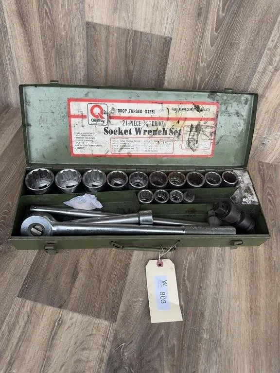 21-Piece 3/4" Drive Socket Wrench Set