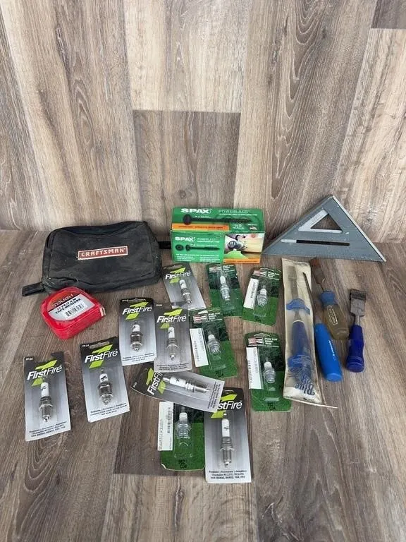 Craftsman Tool Pouch with Assorted Tools Lot
