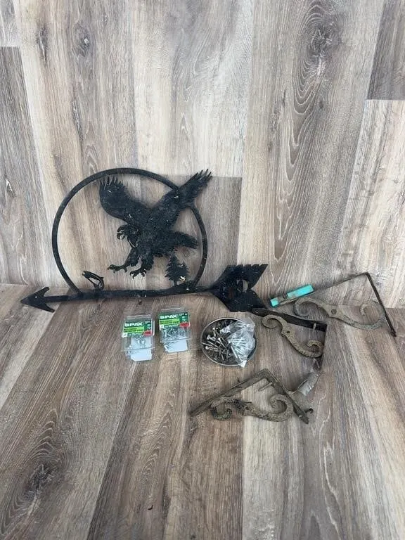 Eagle Weathervane Wall Decor & Brackets