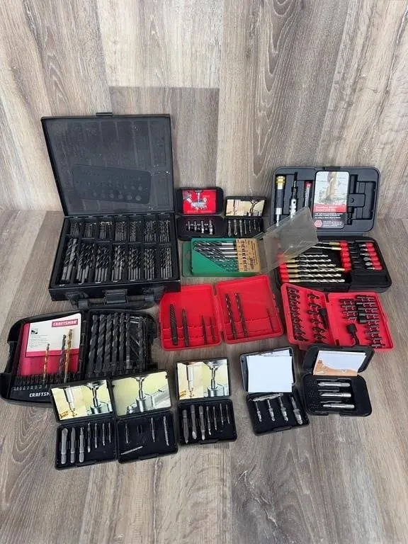 Craftsman & Wolfcraft Drill Bit Set Collection