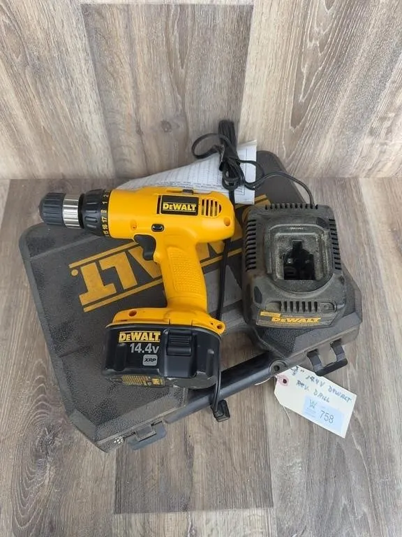 DeWalt 14.4V Cordless Drill & Charger