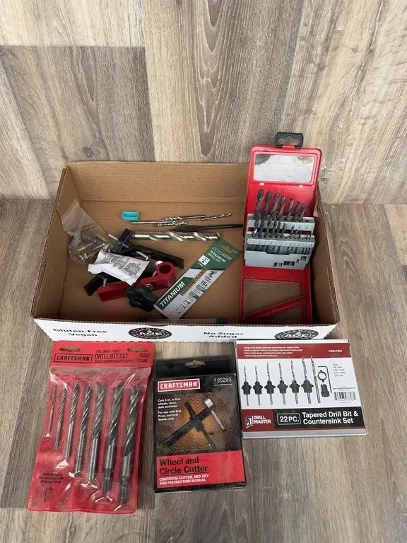 Craftsman & Drill Master Bit Sets Lot