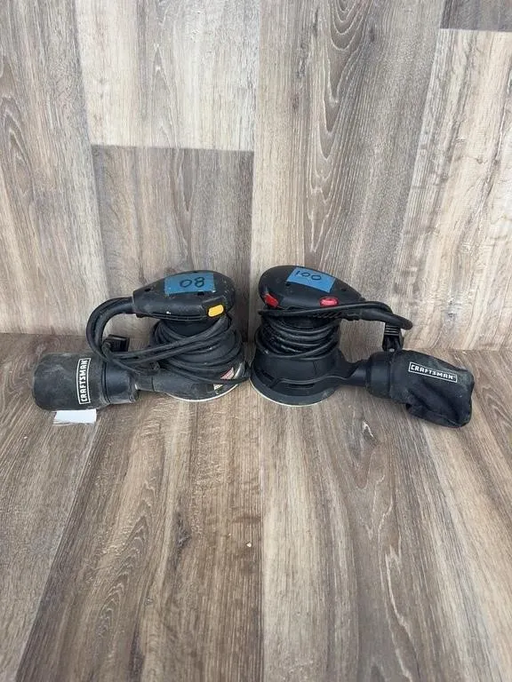 Craftsman Corded Random Orbit Sanders Pair