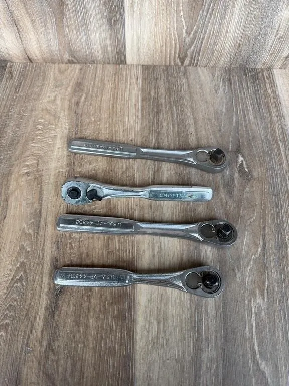 Craftsman USA Socket Ratchet Handles Lot of 4