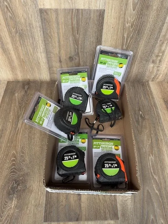 Pittsburgh QuikFind 25ft Tape Measure Collection