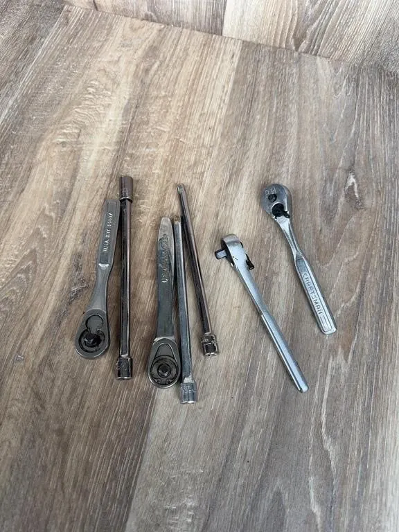 Craftsman USA Ratchet Handles & Extensions Lot