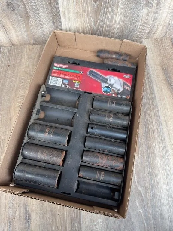 Craftsman 1/2" Drive Deep Impact Socket Set