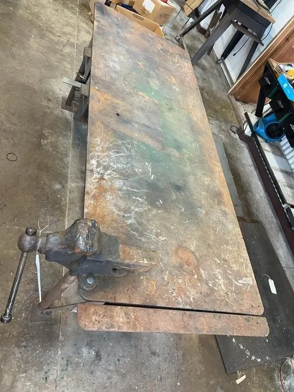 Heavy Duty Steel Workbench with Vise