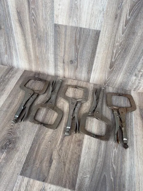 5 Petersen DeWitt Vise-Grip 11R C-Clamp Pliers