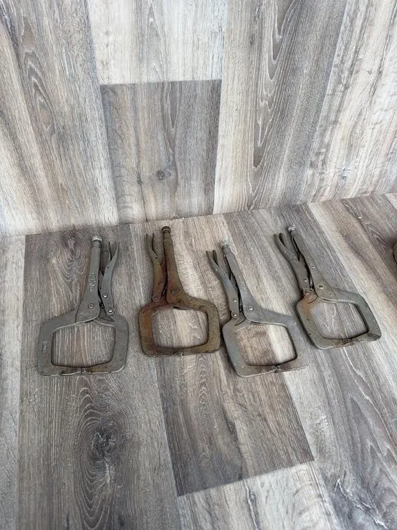 4 Petersen Vise-Grip 11R Locking C-Clamps