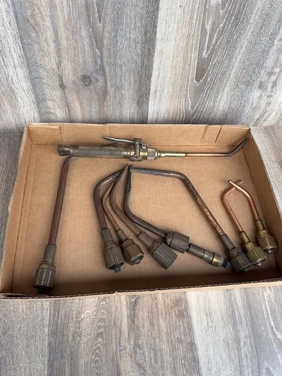Oxy-Acetylene Torch Handle & Copper Tips