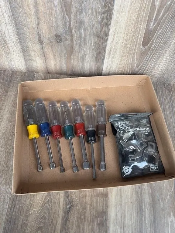 Craftsman 10-Piece Crowfoot Wrench & Nut Drivers
