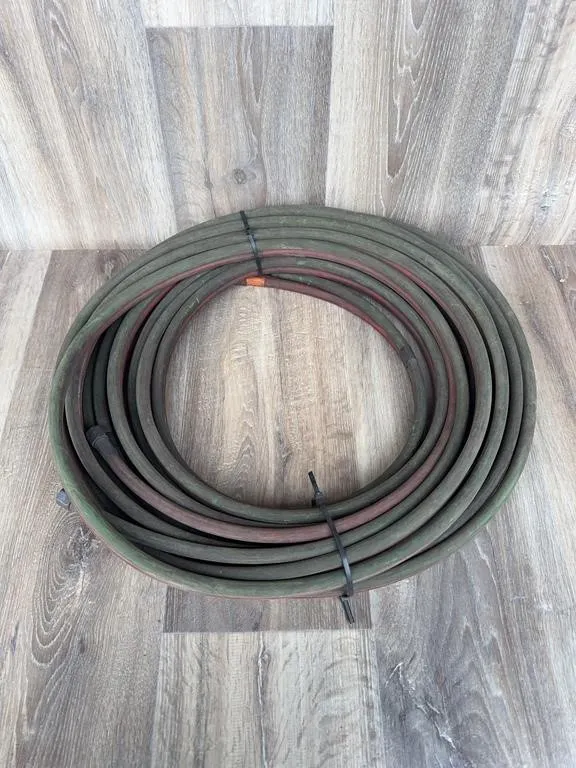 Coiled Twin-Line Oxy-Acetylene Welding Hose