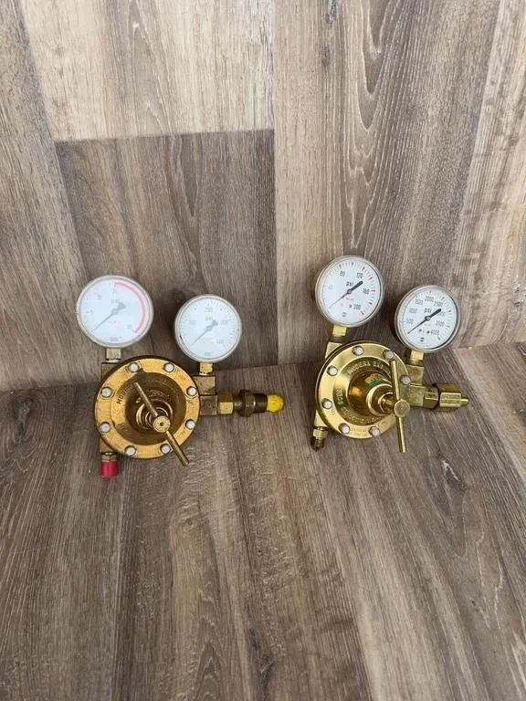 MECO Brass Welding Gas Regulators Set