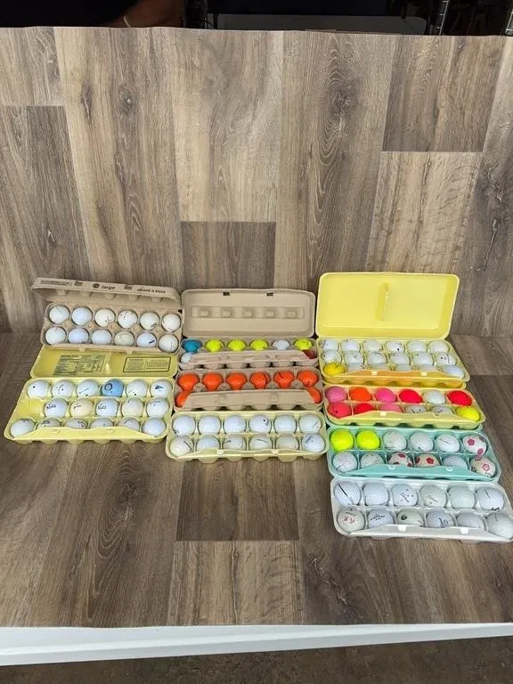 Assorted Golf Balls Lot in Cartons