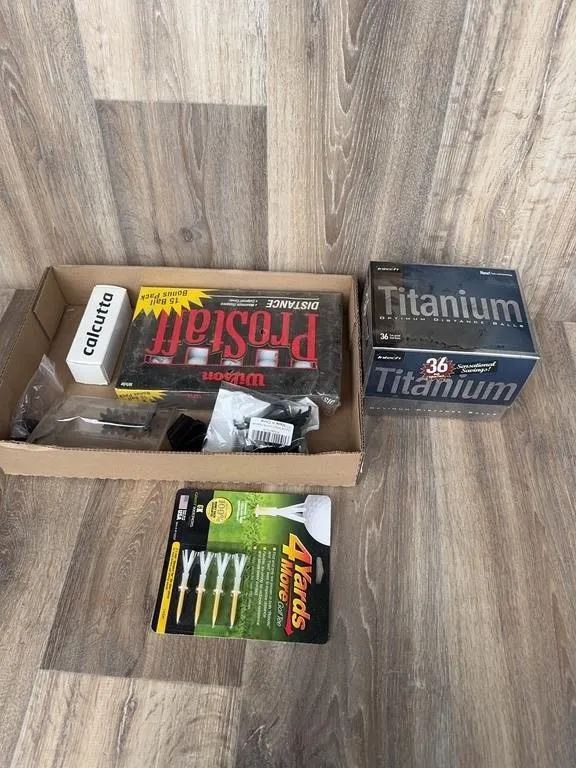 Golf Ball Assortment: Wilson & Intech