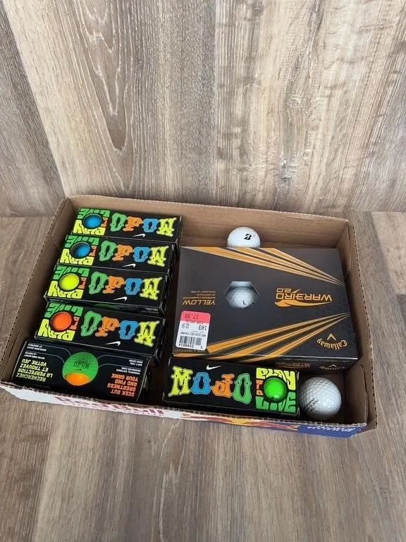 Nike Mojo & Callaway Warbird Golf Balls Lot