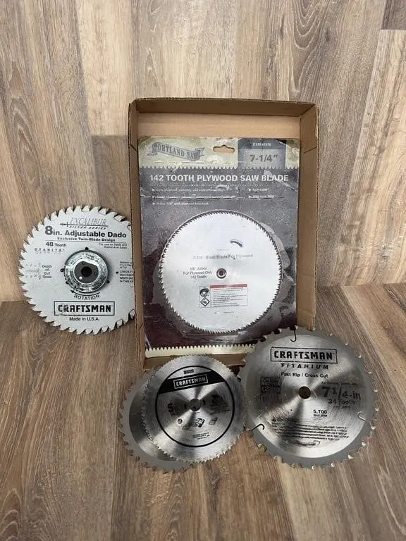 Craftsman Dado & Circular Saw Blades Lot