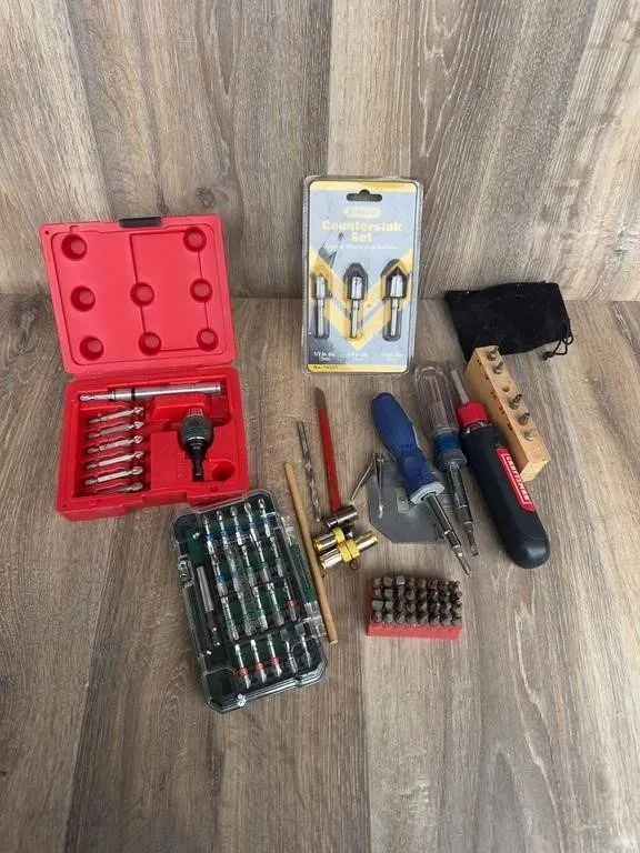 Screwdriver Bit Sets & Drilling Accessories Lot