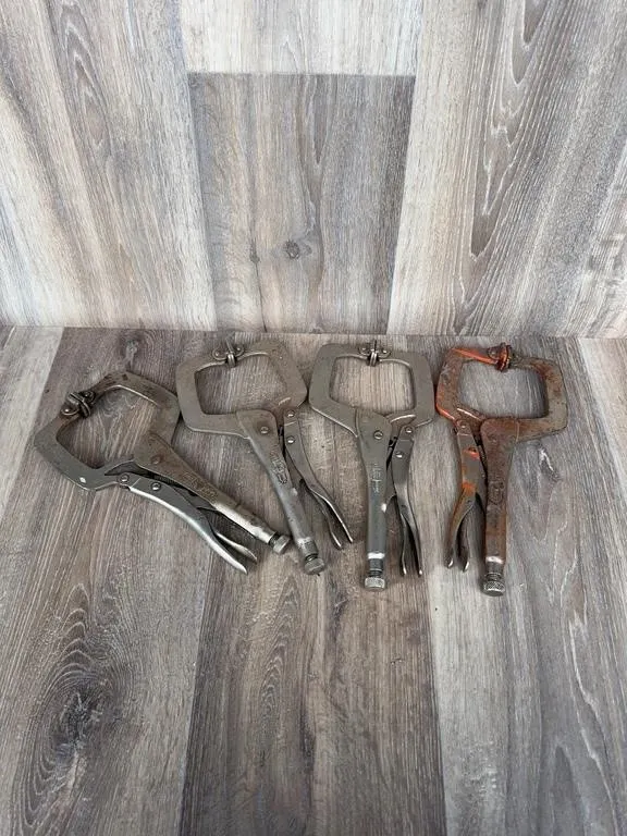 4 Petersen Vise-Grip 11R Locking C-Clamps