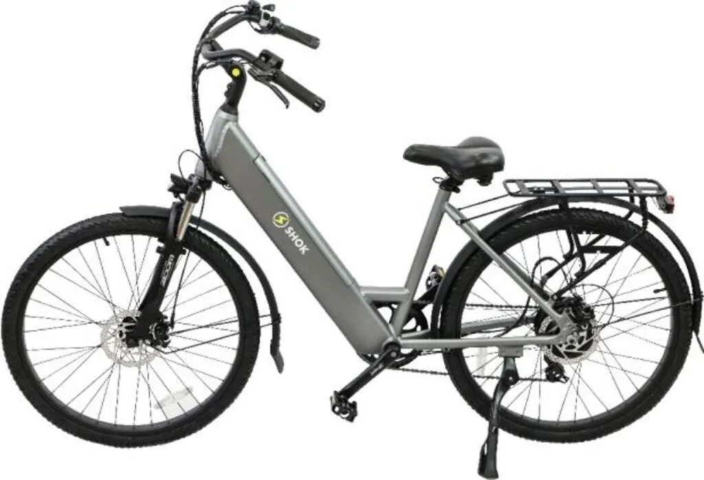 UNUSED SHOK Nova Argent Step Through City Ebike