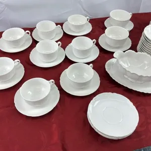 Ranson Havilland China Tea Set (Lot of 65)